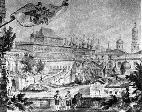 Московский Кремль. Теремной дворец, 1635—1636 гг