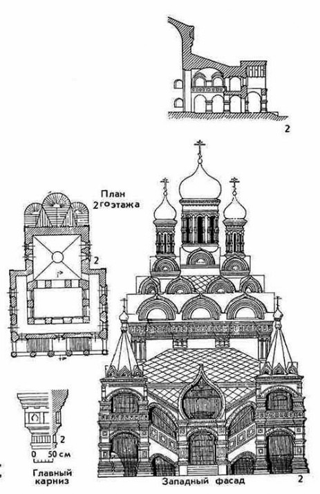 Церковь с. Тайнинское близ Москвы, 675—1677 гг.