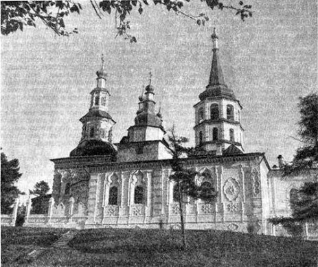 Иркутск. Крестовоздвиженская церковь, 1758—1760 гг. Южный фасад