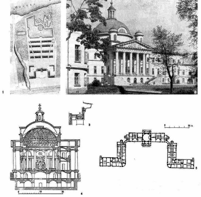 Москва. Голицынская больница, 1796-1801 гг