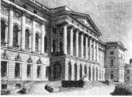 Петербург. Михайловский дворец и площадь, 1810—1825 гг