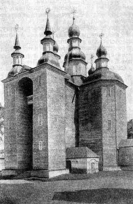 Березна (Черниговской обл.). Вознесенская церковь, 1761 г. (мастер П. Шелудько)