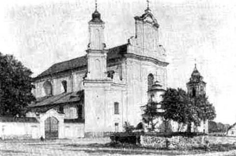 Боруны. Униатская монастырская церковь, 1755—1770 гг.