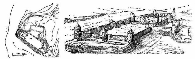 Крепость Ивангород, 1492—1507 гг. 